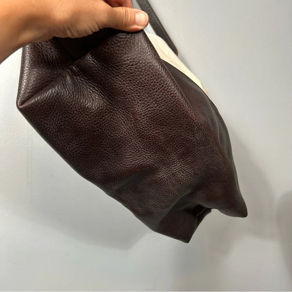 Warden Brooks New York Large Canvas Tote With Leather Handle Made in USA